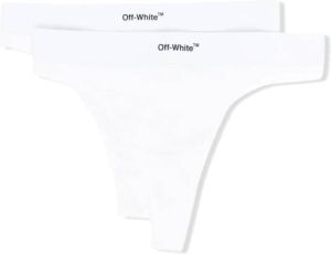 Off White Underwear Wit Dames