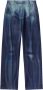 Off White Wide Trousers Blauw Heren - Thumbnail 1