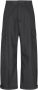 Off White Wijde Zwarte Broek met Geborduurd Logo Zwart Heren - Thumbnail 1