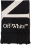 Off-White No Offense sjaal met intarsia logo Zwart - Thumbnail 4