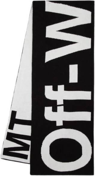 Off White Winter Scarves Zwart Dames