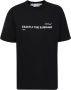 Off White Zwart Ronde Hals T-Shirt voor Vrouwen Zwart Dames - Thumbnail 1