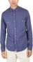 Officine Générale Casual overhemd Blauw Heren - Thumbnail 1