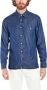 Officine Générale Casual Shirts Blauw Heren - Thumbnail 1