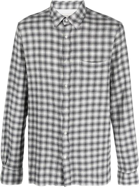 Officine Générale Casual Shirts Grijs Heren