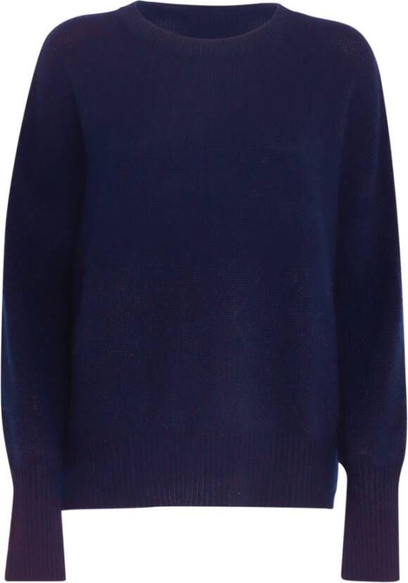 Officine Générale Round-neck Knitwear Blauw Heren