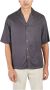 Officine Générale Short Sleeve Shirts Blauw Heren - Thumbnail 1