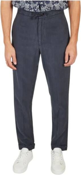 Officine Générale Skinny Trousers Blauw Heren