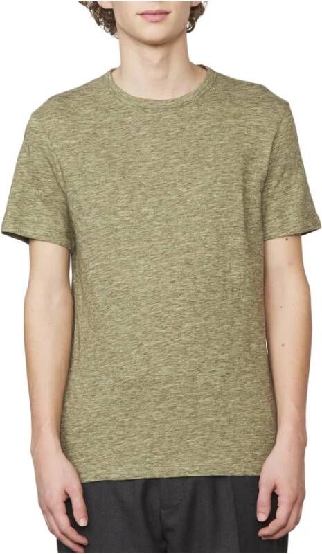 Officine Générale T-Shirts Groen Heren