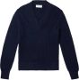Officine Générale V-neck Knitwear Blauw Heren - Thumbnail 1