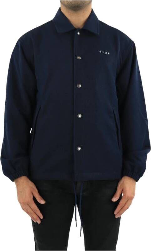 Olaf Hussein Olaf Coach Jacket Blauw Heren
