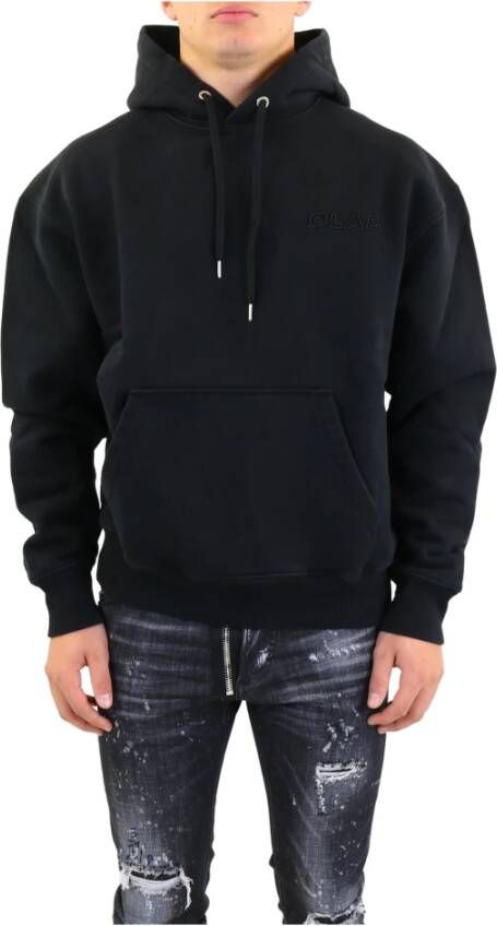 Olaf Hussein Olaf zwaargewicht studio hoodie Zwart Heren