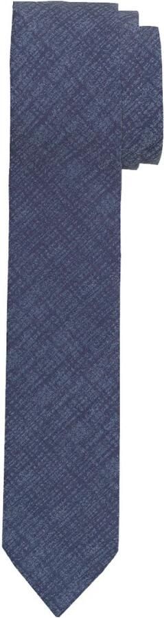 OLYMP Level Five Zijden stropdas in all-over look (5 cm)