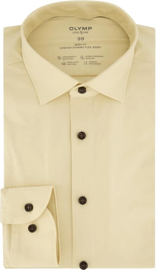 OLYMP Level Five Slim fit zakelijk overhemd met kentkraag model 'New York'