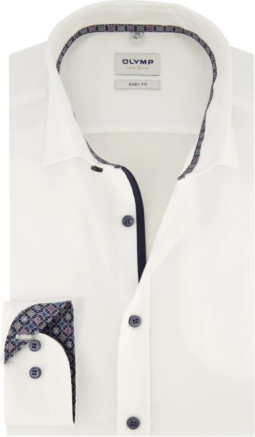 OLYMP Level Five Slim fit zakelijk overhemd met knoopsluiting