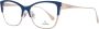 Omega Blauwe Dames Optische Monturen Blue Dames - Thumbnail 1