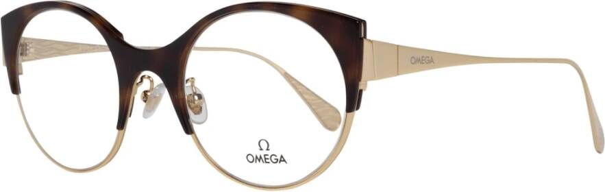 Omega Bruine Dames Optische Monturen Brown Dames
