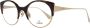 Omega Bruine Dames Optische Monturen Brown Dames - Thumbnail 3