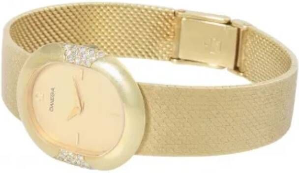 Omega Vintage Pre-owned Yellow Gold watches Yellow Dames