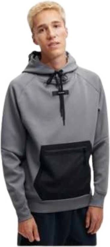 ON Running Hoodies Grijs Heren