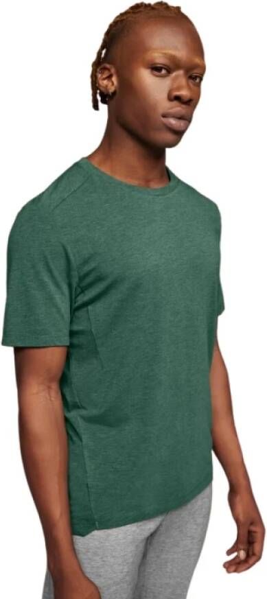 ON Running T-Shirts Groen Heren