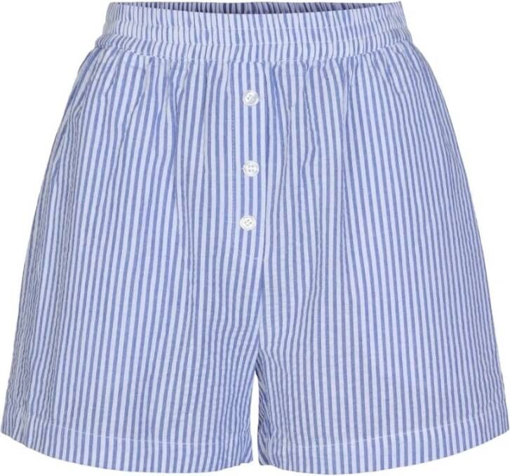 One & Other Casual Shorts Blauw Dames