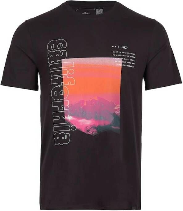 O'Neill T-shirt Cali Mountains Zwart Heren