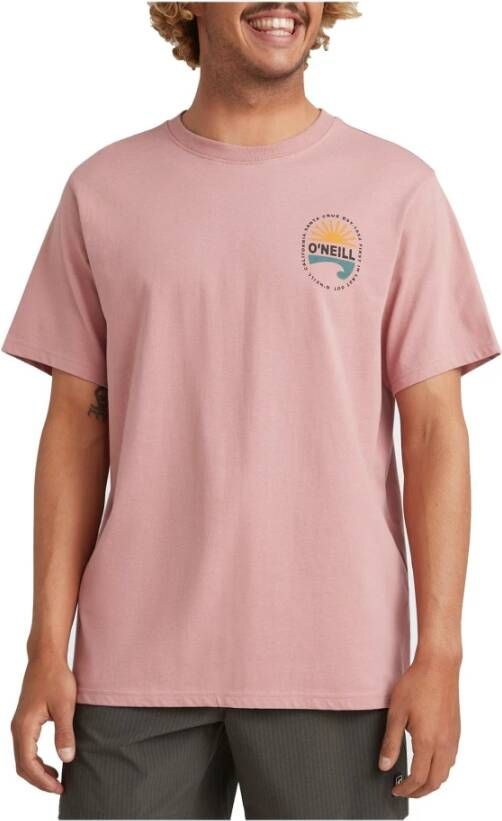 O'Neill T-shirt O`Neill Vinas Pink Heren