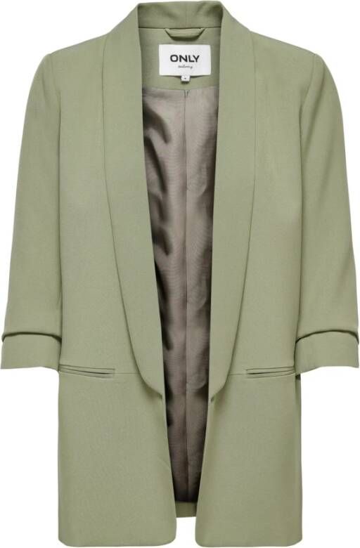 Only 3 4 blazer voor dames onlelly life Groen Dames