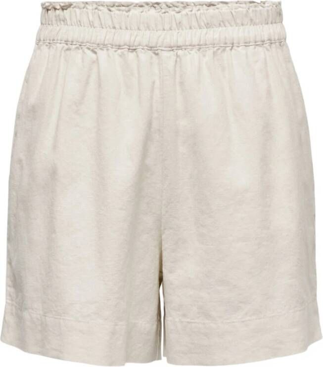Only Bermuda short Beige Dames