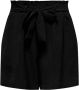 Only Zwarte shorts met vetersluiting voor dames Black Dames - Thumbnail 2