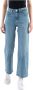 ONLY high waist wide leg jeans ONLJUICY medium blue denim - Thumbnail 6