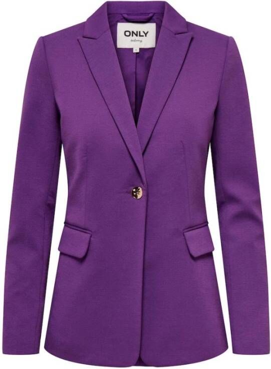 Only Onlaja L S Fitted Blazer TLR RP Amaranth Purple | Freewear Paars Purple Dames
