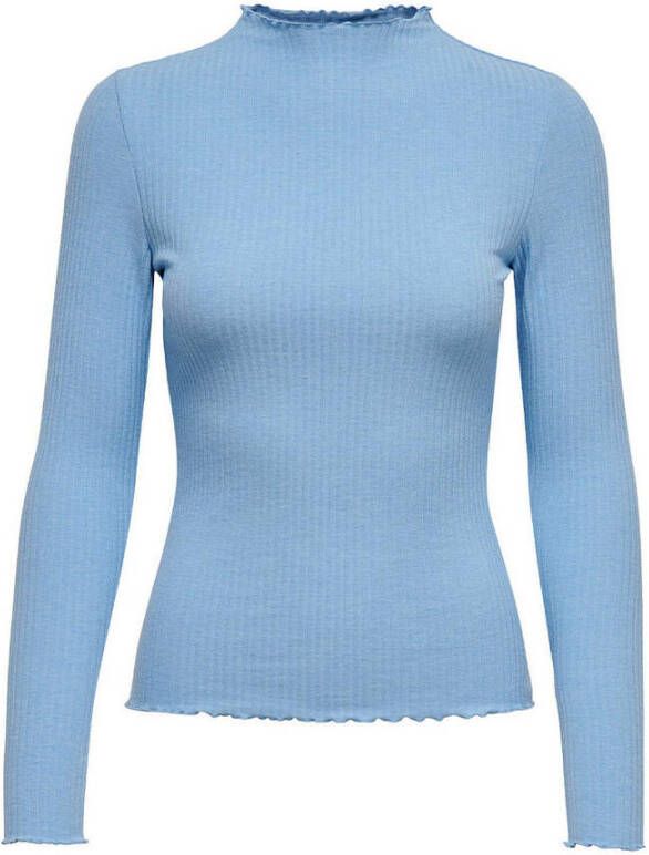 Only Shirt met lange mouwen ONLEMMA L S HIGH NECK TOP NOOS JRS - Foto 3