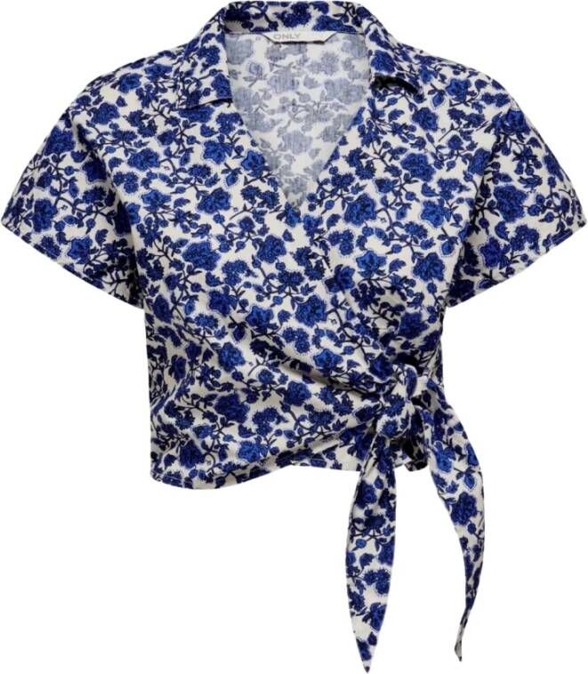 Only Stijlvolle Zwarte Wilde Crafter Jurk Blue Dames