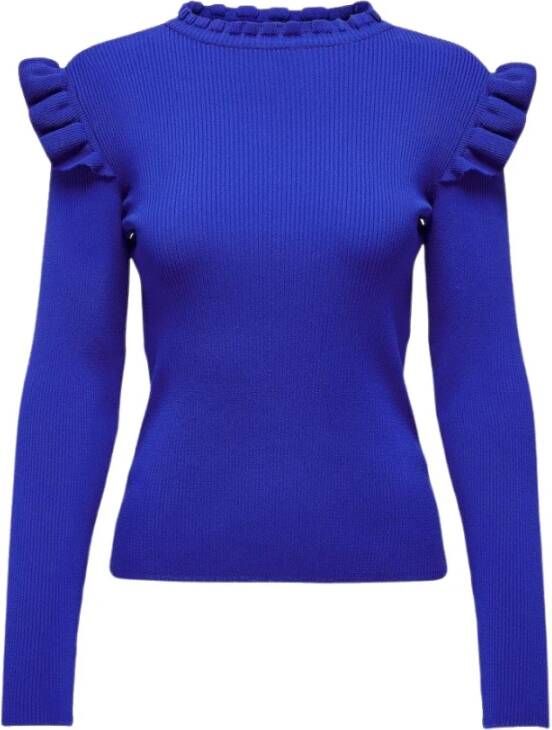 Only Blouses Blauw Dames