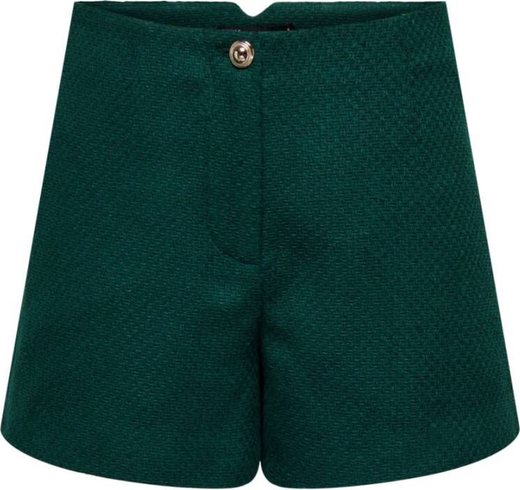 Only Boucle Dames Shorts Groen Dames