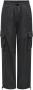 Only Ocashi Cargo Pant WVN Noos Raven | Freewear Grijs Black Dames - Thumbnail 3