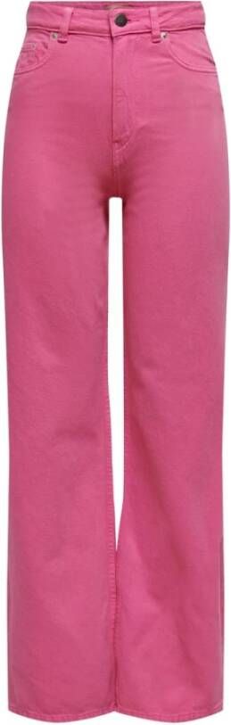 Only Camille-Milly Jeans Roze Dames