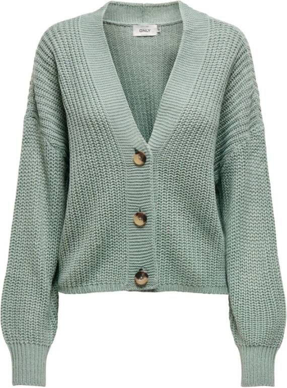 Only Cardigans Groen Dames