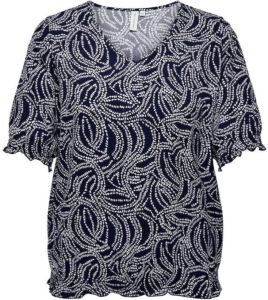 Only Carmakoma Blouses Blauw Dames