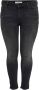 ONLY CARMAKOMA cropped regular waist skinny jeans CARWILLY antraciet - Thumbnail 3