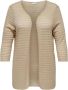 Only Carmakoma Cardigans Beige Dames - Thumbnail 1