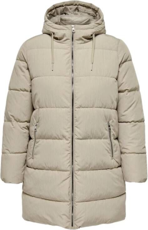 Only Carmakoma Down Jackets Beige Dames