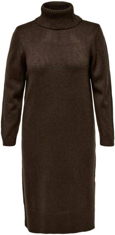 Only Carmakoma Knitted Dresses Bruin Dames