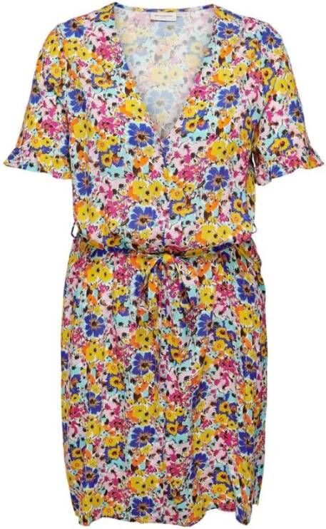 Only Carmakoma Elegante Zwarte Jurk Multicolor Dames
