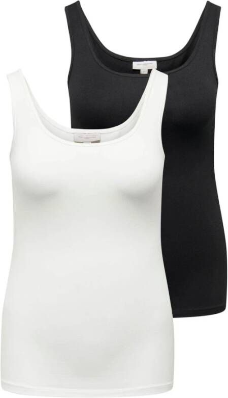 ONLY CARMAKOMA Tanktop CARTIME TANK TOP 2 PACK (set 2-delig)