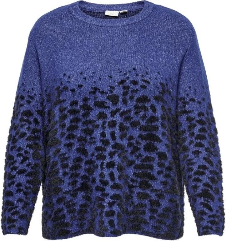 ONLY CARMAKOMA Trui met ronde hals CARANNI LS O-NECK JQ KNT