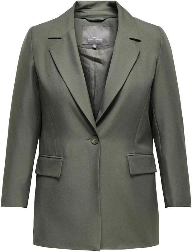 Only Carmakoma Groene Blazer Carthea | Stijlvolle Buitenkleding Green Dames