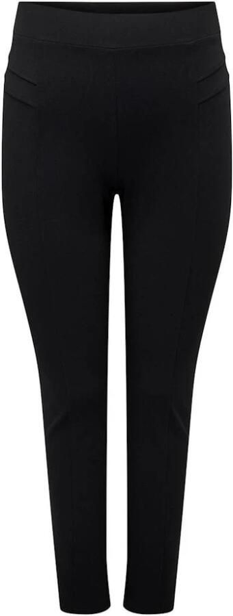 Only Carmakoma Zwarte Stitch Legging Broek Black Dames